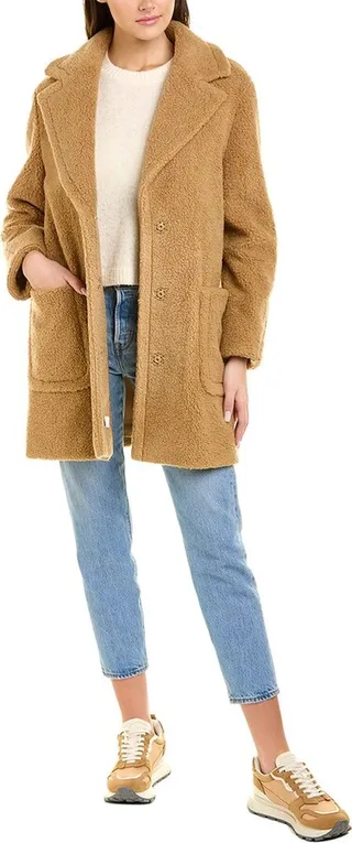 Cinzia Rocca Icons Teddy Wool-Blend Coat