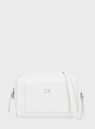 Logo Detailed Zip Over Crossbody