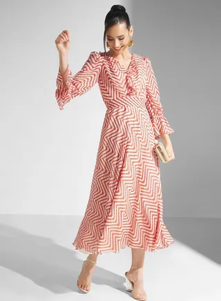 Puff Sleeve Tiered Dress