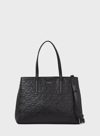 Monogram Detailed Tote