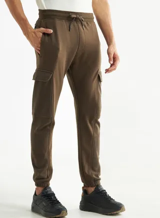Drawstring Cuffed Sweatpants