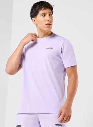 Regular Logo Space Printed T-Shirt