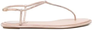 Crystal Thong-Strap Sandals