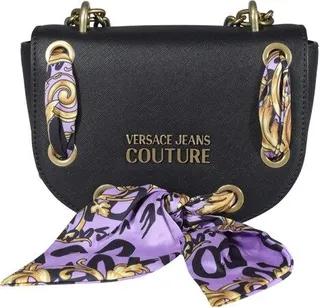 Versace Jeans Couture Scarf-Detailed Shoulder Bag