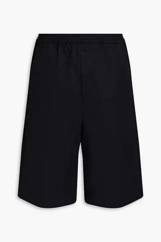 Stretch-cotton twill shorts