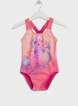 Kids Digital Printed Swimsuit