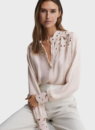 Lace Detail Top