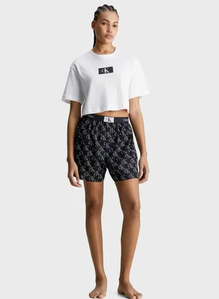 Printed T-Shirt And Short Set