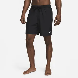 Nike Men's Form Dri-FIT 7" Unlined Versatile Shorts in Black