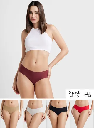 5 Pack Logo Band Brief