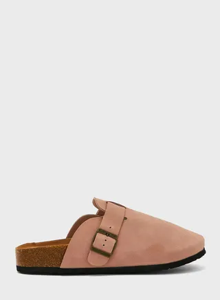 Faux Suede Slip Ons
