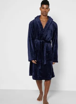 Hooded Fleece Robe