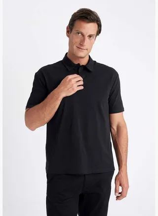 New Regular Fit Polo Collar Polo T-Shirt