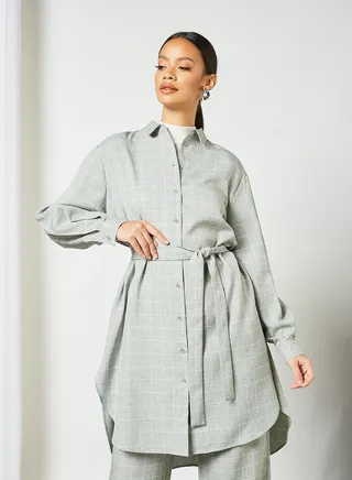 Relaxed Fit Longline Shirt