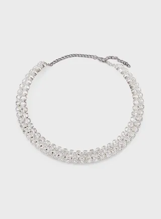 Rhinestone Choker Necklace