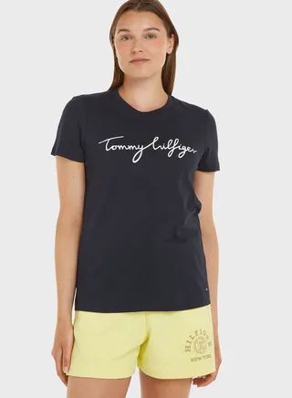 Crew Neck Graphic T-Shirt