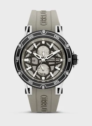 Velletri Silicone Strap Analog Watch.