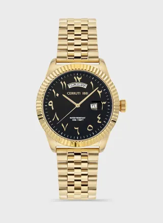 Steel Strap Analog Watch