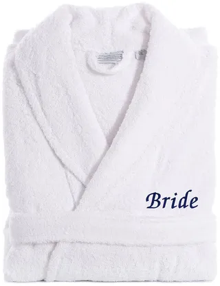 Linum Home Textiles Bride Terry Bathrobe