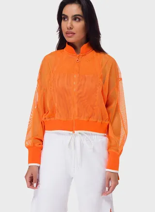 Addi Cropped Bomber Jacket