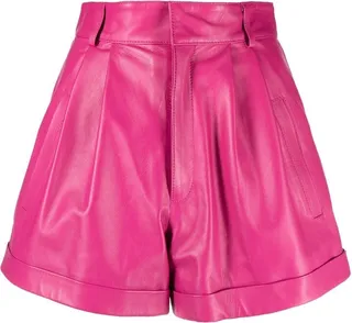 Jett leather shorts