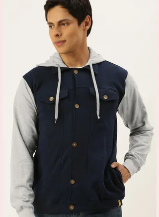 Hoodie Collar Jacket