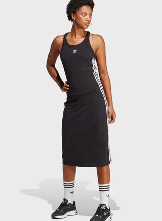 Adicolor 3 Stripe Classics Long Tank Dress
