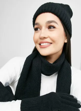 Winter Beanie,Glove & Scarf Set