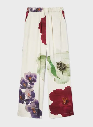 Printed High Waist Pants