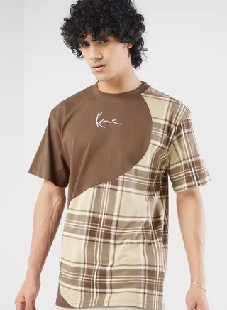 Small Signature Wavy Block T-Shirt