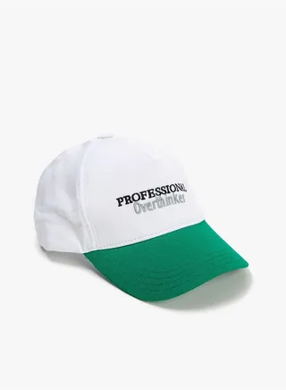 Cap Hat Slogan Embroidered