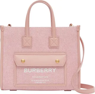 Mini Freya Horseferry Logo Canvas & Leather Tote