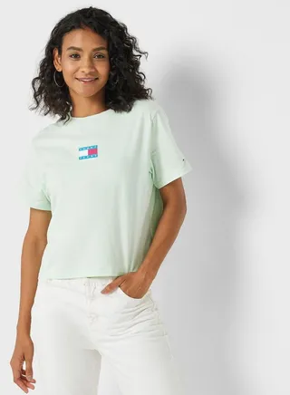 Round Neck Logo T-Shirt