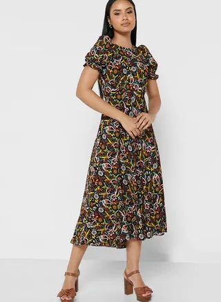 Puff Sleeve Dress