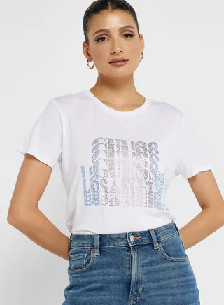 Round Neck Logo T-Shirt