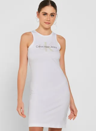Logo Bodycon Dress