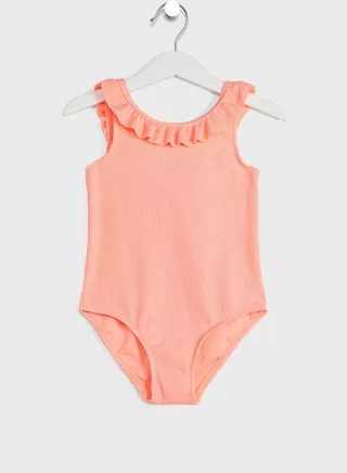 Kids Essential Frill Swimsuit