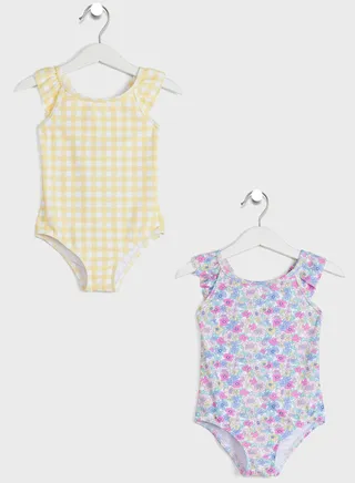 Kids 2 Pack Assorted Swimsuit