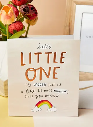 Hello Little One Rainbow Card