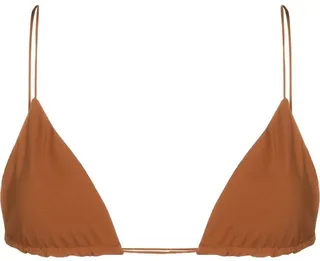 x Ziah fine-strap triangle bikini top