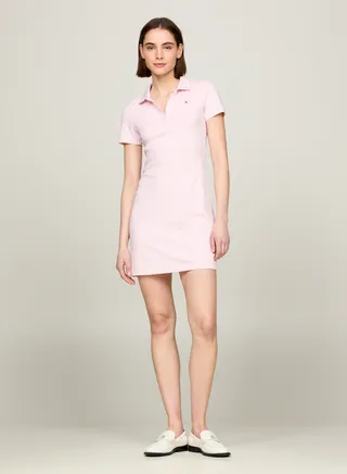 Polo Neck Knitted Dress