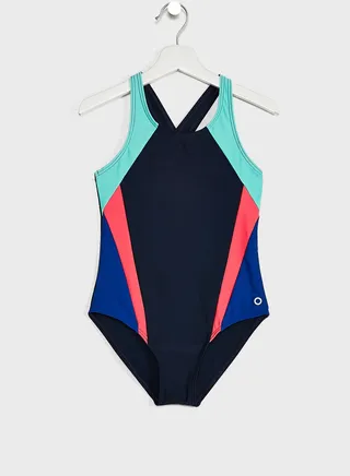 Kids Color Block Swimsuit