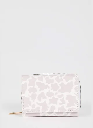 Faux Leather Printed Wallet