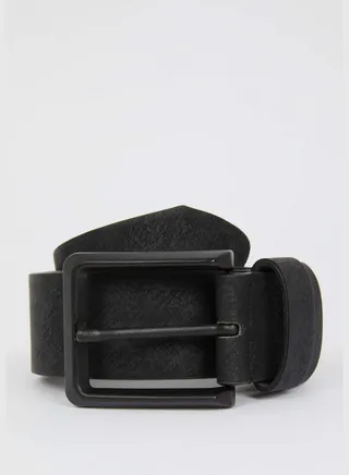 Faux Leather Jean Belt
