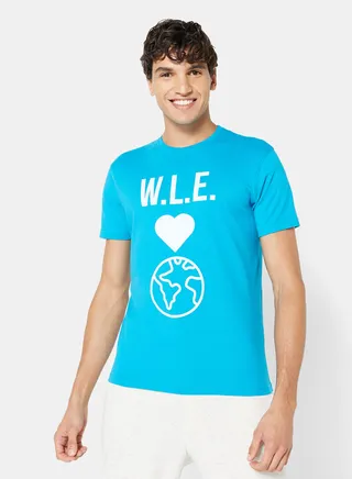 Eco-Friendly Graphic Crew T-Shirt
