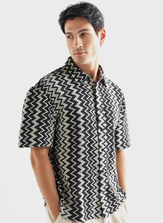 Textured Regular Fit Shirt
