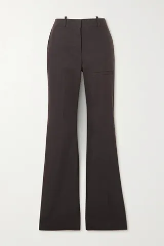 Off-White - Cotton-blend Twill Straight-leg Pants - Gray