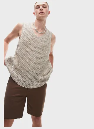 Knitted Ladder Vest