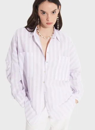 Striped Button Down Shirt
