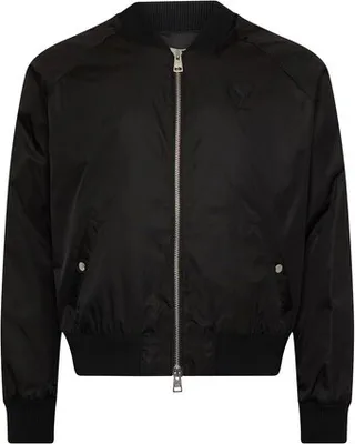 Zipped bomber jacket